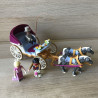 Playmobil : Prins en prinses met koets met paarden