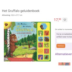 Het Gruffalo geluidenboek.