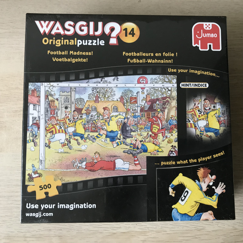 Wasgij : Original Puzzle. Nummer 14.  Nieuw. Voetbalgekte  500 stukjes.