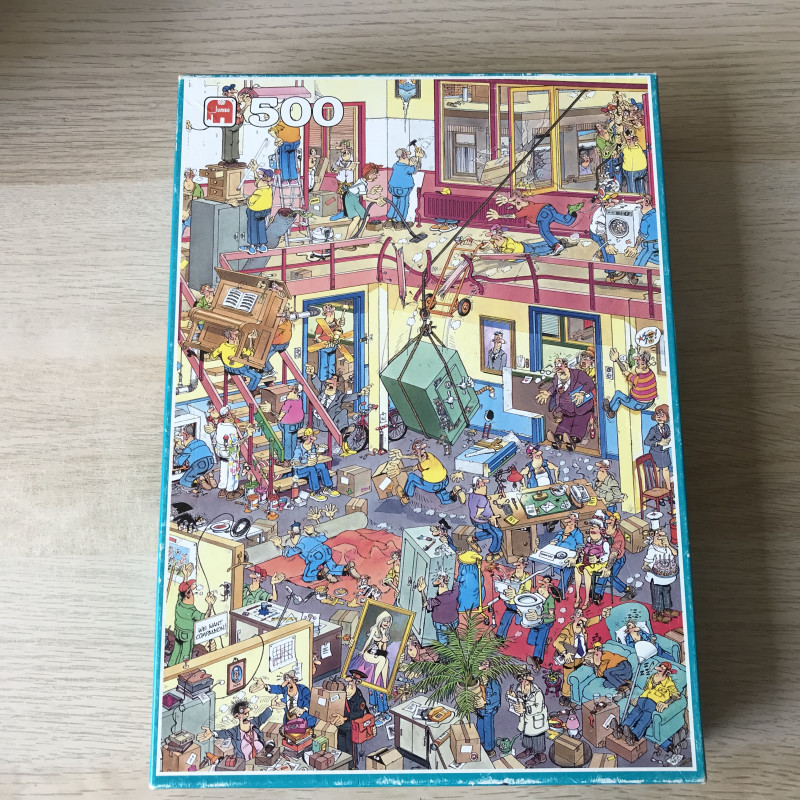 Jan van Haasteren : Verhuiskoorts. 500 stukjes.