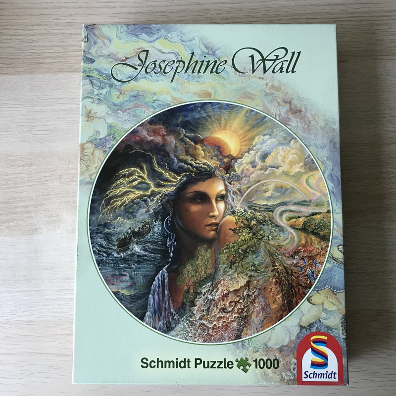 Josephine Wall: Ronde puzzel. De elementen. 1000 stukjes
