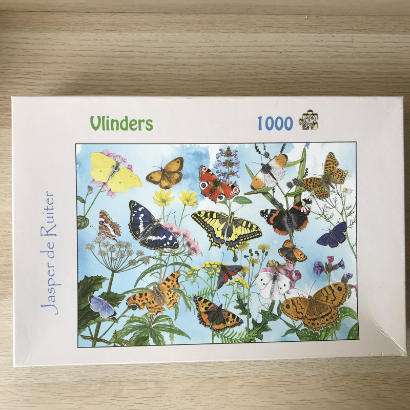 Jasper de Ruiter: Vlinders 1000 stukjes.