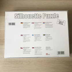 Silhouet puzzel : Vuurtoren. shaped puzzel 995 stukjes