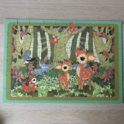 Puzzel hertjes.  54 stukjes.