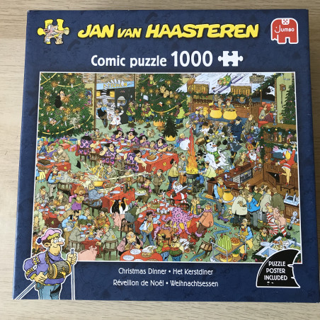 Jan van Haasteren : Het Kerstdiner. 1000 stukjes.