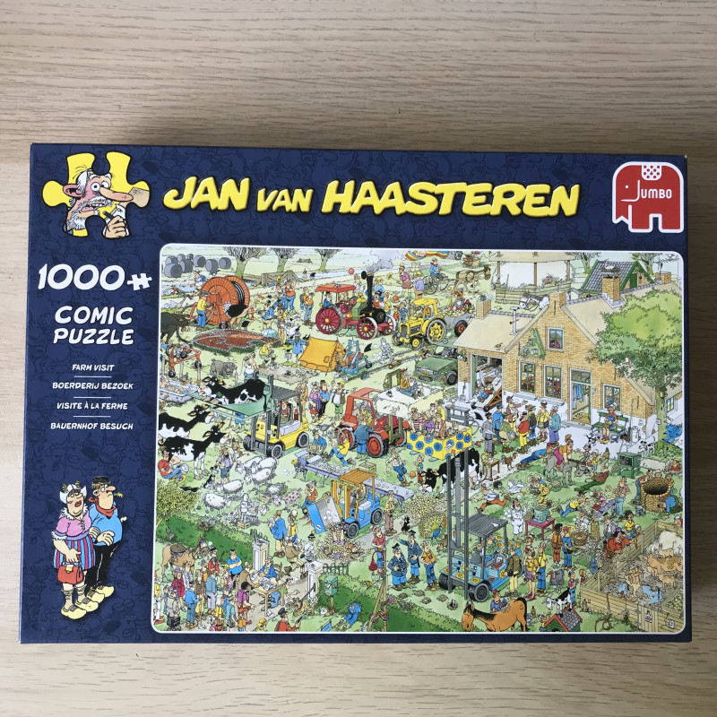 Jan van Haasteren. Boerderij bezoek : 1000 stukjes