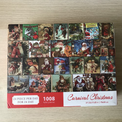 Puzzel 1008 stukjes. Adventskalender. Kerst