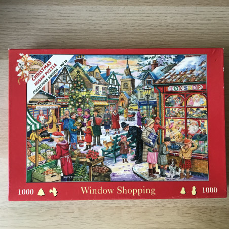 Hop. Kerst. Window Shopping. 1000 stukjes