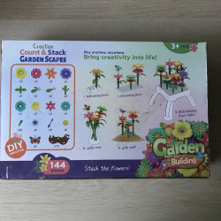 set met bloemen