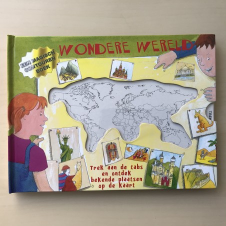 Wondere wereld : Een magisch contourenboek.