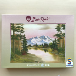 Meer en bergen Bob Ross 1000 stukjes