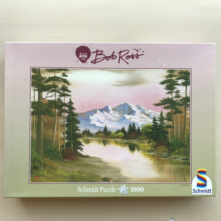 Meer en bergen Bob Ross 1000 stukjes