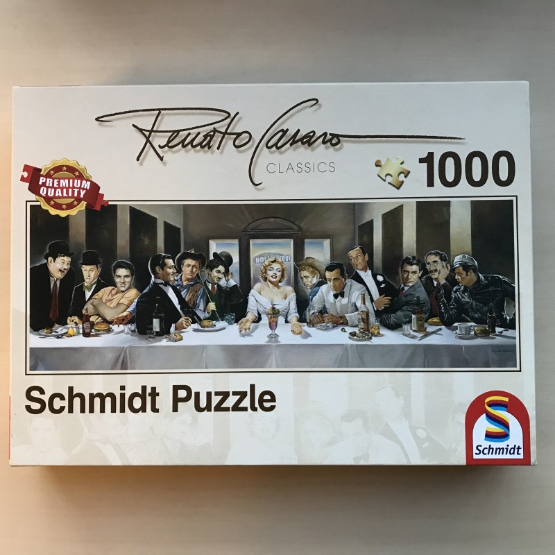 Panorama : Diner van de beroemdheden. 1000 stukjes.