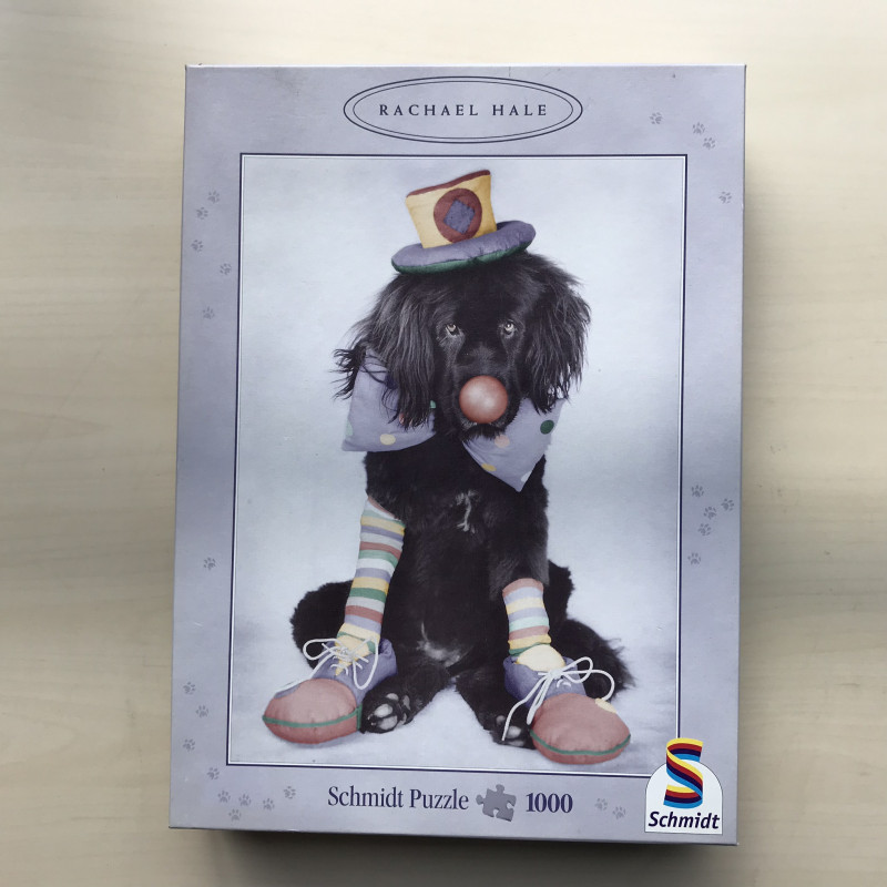 Hond clown 1000 stukjes