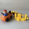 Fisher Price : Little People. Sleepwagen met monteur. Set 70