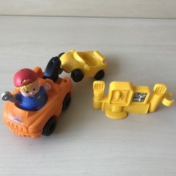 Fisher Price : Little People. Sleepwagen met monteur. Set 70