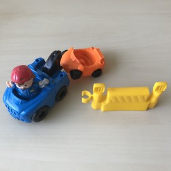 Fisher Price : Little People. Sleepwagen met monteur. Set 72