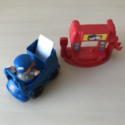Fisher Price : Little People. Postauto met loket. Set 74
