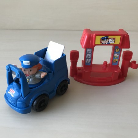 Fisher Price : Little People. Postauto met loket. Set 74