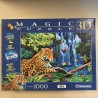 Wilde dieren 3D magic puzzel 1000 stukjes - 3D bril