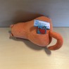 De rode kater : Pluche. 14 cm. hoog.