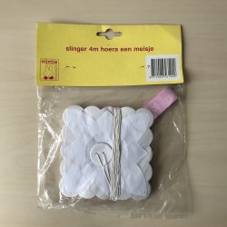 Nijntje : Nieuw. Hoera een meisje. Vlaglijn en feestslinger.