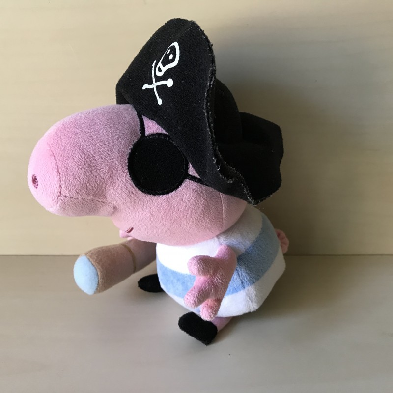 Peppa Pig : George. Zittend 15 cm. hoog.
