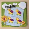Blokpuzzel met boekje : Tellen.