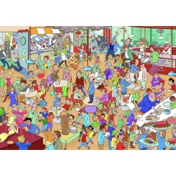 Wacky World : Nieuw. Lunchroom. 1000 stukjes.