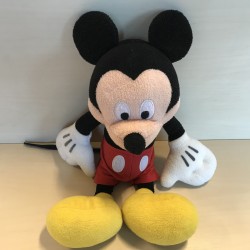 Mickey Mouse : Stoffen pop. 33 cm. hoog.