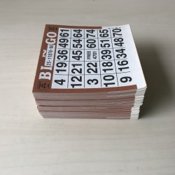 Bingo scorenblokje