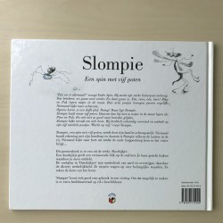 Slompie. Een spin met vijf poten.