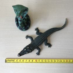 Krokodil en slang