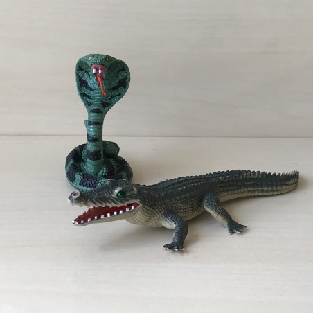 Krokodil en slang