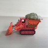 Bob de Bouwer : Muck, metaal.  Dak is 3,5 cm. hoog.