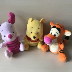 Winnie de Pooh : 3 handpoppen. Poppenkastpoppen.