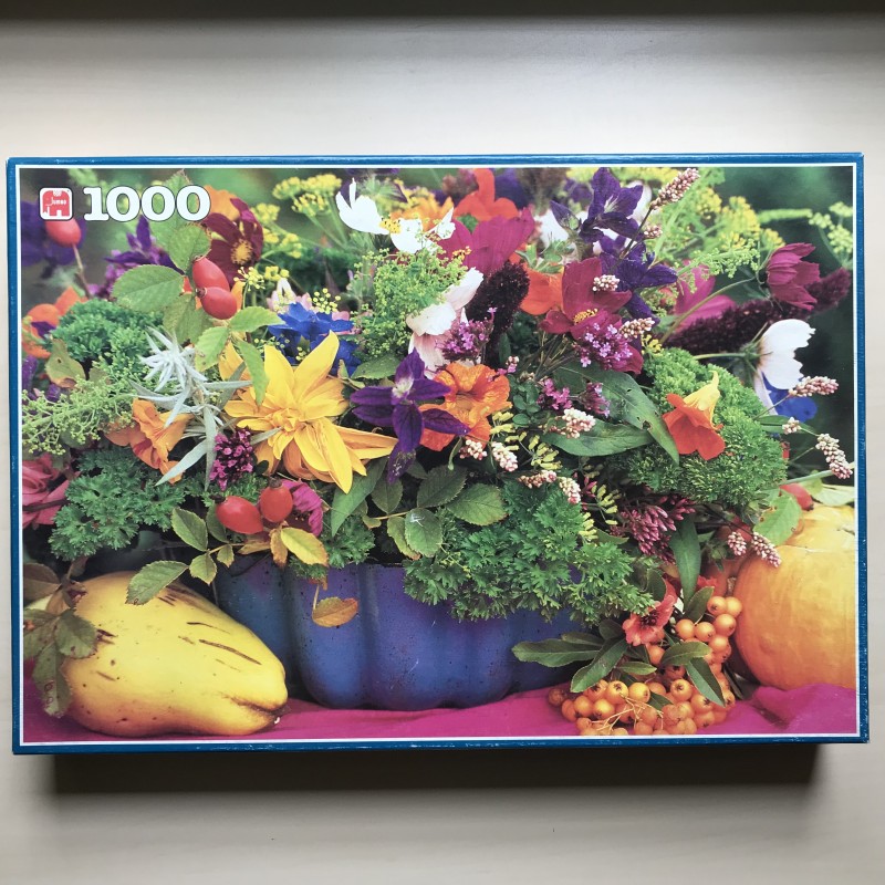 Bloemen : Zomerbloemen. 1000 stukjes.