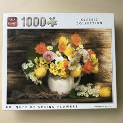 Classic collection. Bouquet of spring flowers .1000 stukjes