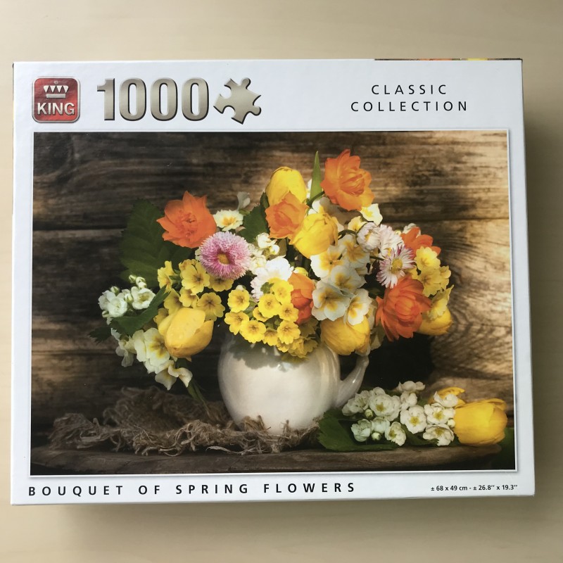 Classic collection. Bouquet of spring flowers .1000 stukjes