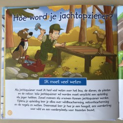 Wij houden van het bos : De jachtopziener met bijbehorende speelfiguren.