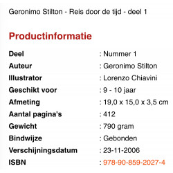Geronimo Stilton : Reis door de tijd