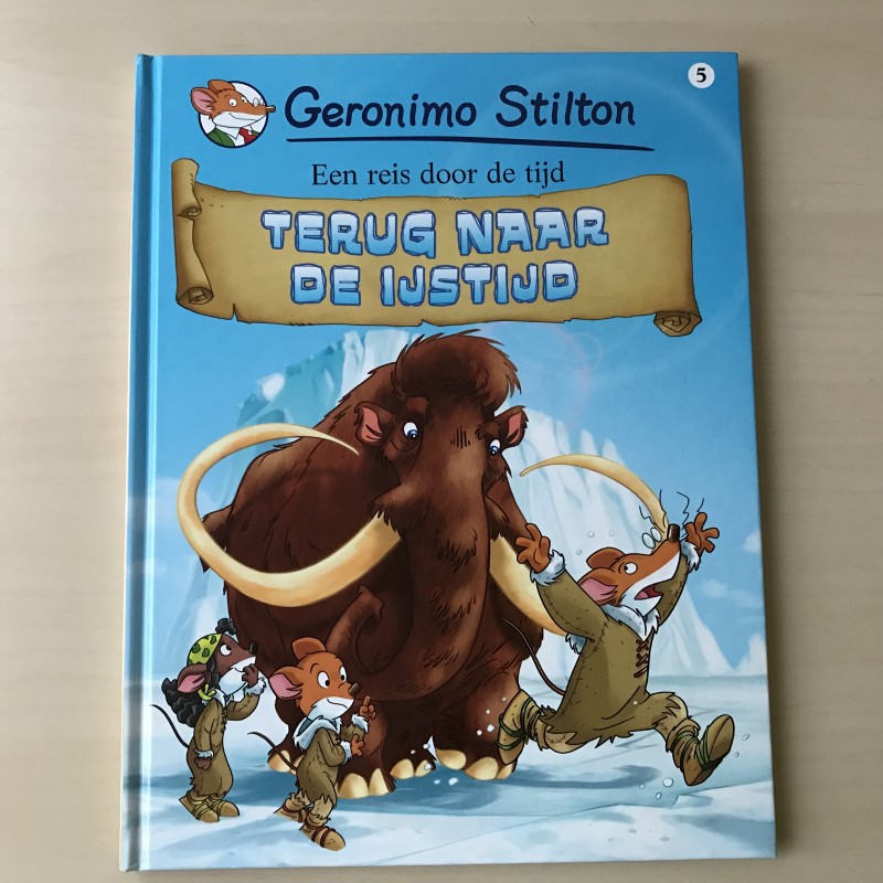 Geronimo Stilton: Terug naar de ijstijd. Stripboek