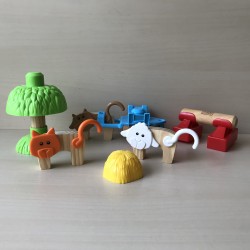 Mega Bloks : Dierensetje. Wood creations.
