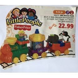 Fisher Price : Little people trein. Geluid doet het niet. Set  15.