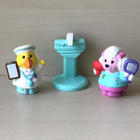 Fisher Price : Little People. Meetlat met 2 figuren. Set 130.