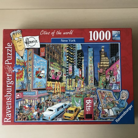 Fleroux : Cities of the world. New York. 1000 stukjes
