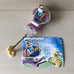 Playmobil : Zeemeerkoning met koets. Set 4815.