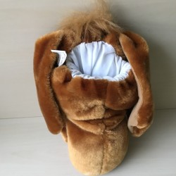 Grote handpop van een hond