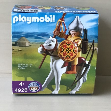 Playmobil : Nieuw. Mongoolse krijger te paard. Set 4926.