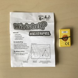 Wie is het? : Reisspel / Reisversie.